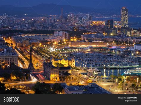 Aerial View Barcelona Image And Photo Free Trial Bigstock