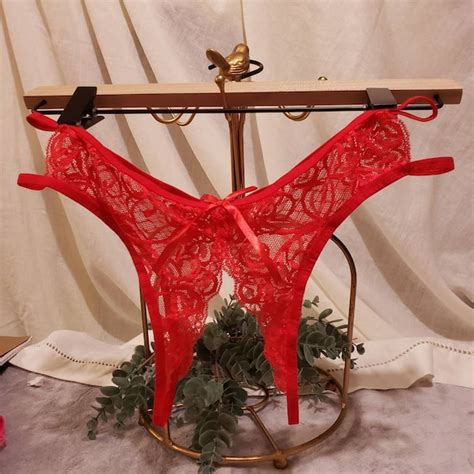 Open Crotch Lingerie Etsy