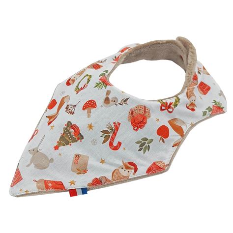 Bavoir Bandana Melchior Personnalisable Fabrication Fran Aise