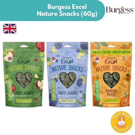 Burgess Excel Nature Snacks 60g For Guinea Pig And Rabbit Lazada Ph