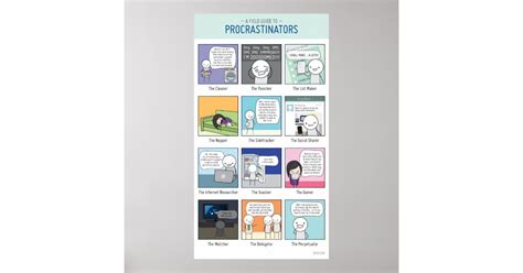 Procrastination Poster Zazzle