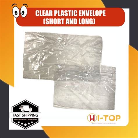 Plastic Envelope Long Short Ordinary L Gauge L Sold Per Piece L