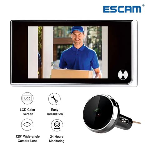 SMART HOME SECURITY Door Intercom ESCAM C01 Set Θυροτηλεόρασης