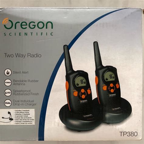 Walkie Talkie Two Way Radio Oregon Scientific TP380 TV Home