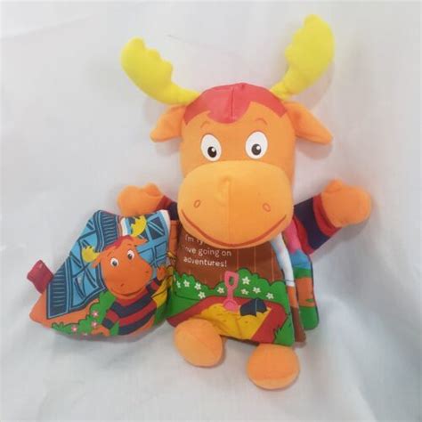 Nick Jr Backyardigans 12 Tyrone Moose Hand Puppet Book 2007 Plush