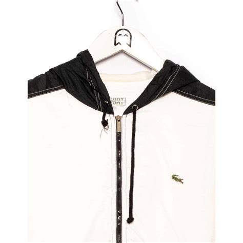 Lacoste Windbreaker 80es Blackwhite 🌎 Feel Free Depop