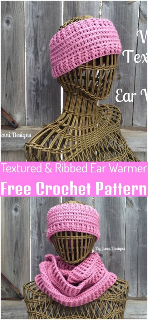 30 Free Crochet Ear Warmer Patterns Diyncrafty