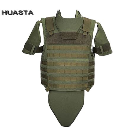 Real Military Army Full Body Armor Bulletproof Suit NIJ 3A Level 4 ...