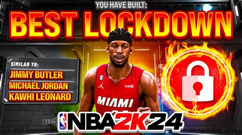 Best Lockdown Build In Nba2k24 Youtube