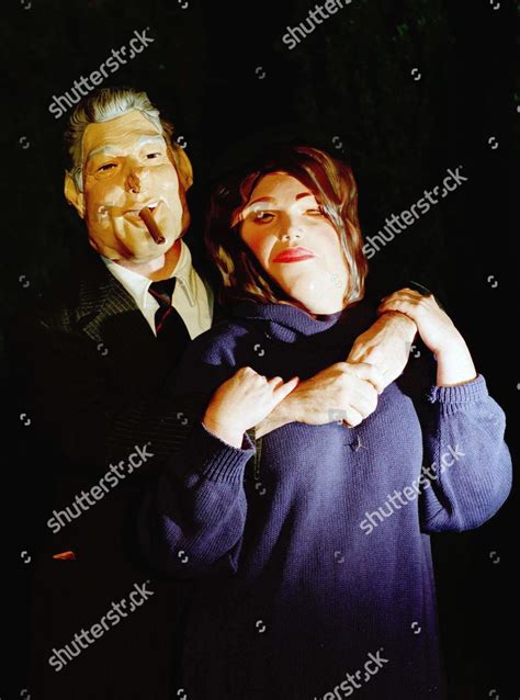 Bill Clinton Monica Lewinsky Halloween Masks Editorial Stock Photo ...