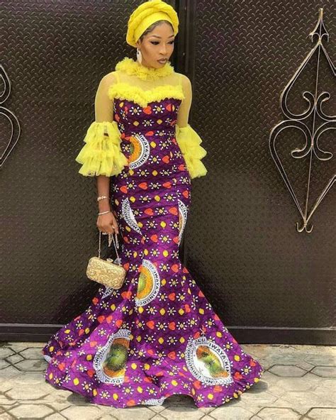 Ankara Long Gown Styles Trendy Ankara Styles African Lace Styles