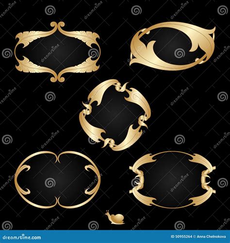 Vector Art Nouveau Frames Stock Vector Illustration Of Arabesque