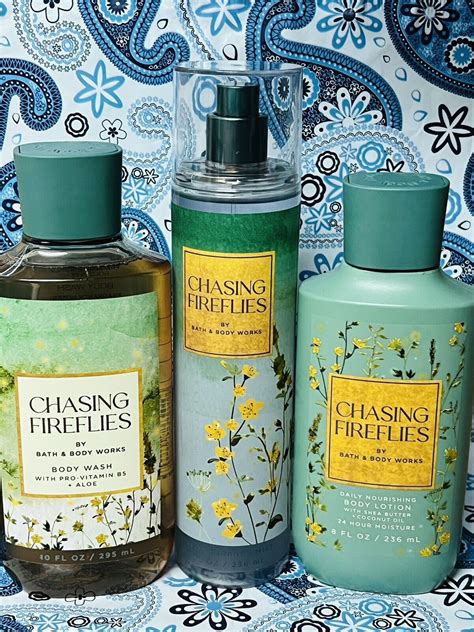 BATH BODY WORKS CHASING FIREFLIES BODY CREAM BODY LOTION FRAG