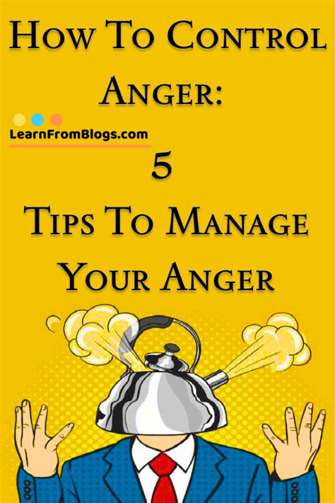 How To Control Anger 5 Tips To Manage Your Anger Personal Growth