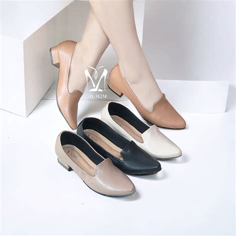 Jual Mym M Sepatu Heels Hak Tahu Cm Pantofel Kerja Kantor Formal