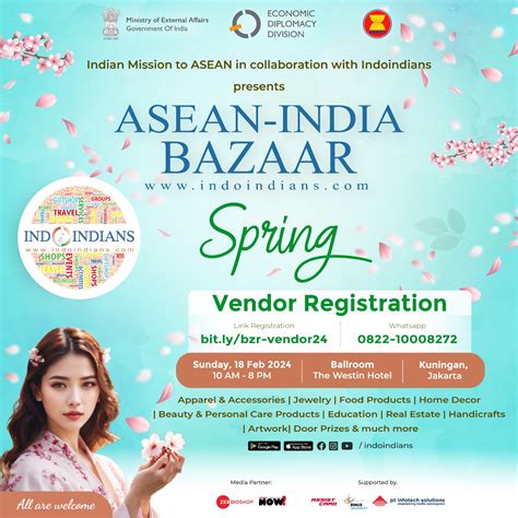 Online Vendor Registration Asean India Spring Bazaar And Food Court