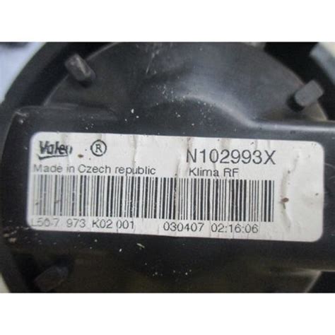 VENTILATOR KABINE OEM N 102993X ORIGINAL REZERVNI DEL PEUGEOT 207