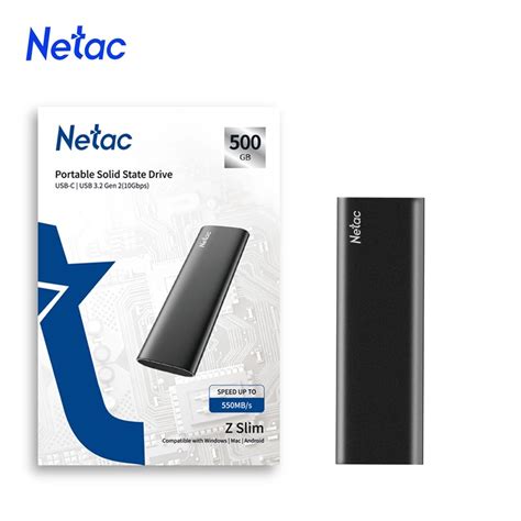 Ssd Externo Port Til Netac Z Slim Gb Tera Usb At Mb