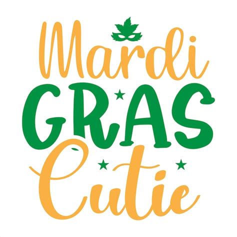 Une Affiche Du Mardi Gras Qui Dit La Mignonne Du Mardi Gras Vecteur