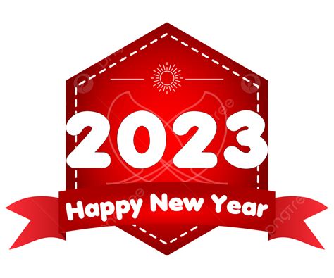 New Year 2023 Vector Png Images Happy New Year 2023 For Templates And