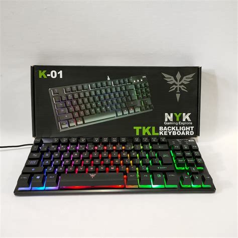 Jual NYK Gaming Explore TKL Backlit Keyboard K01 Shopee Indonesia