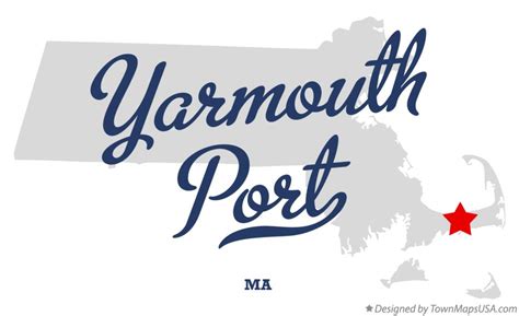 Map of Yarmouth Port, MA, Massachusetts