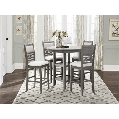 Winston Porter Benjimin 4 Person Counter Height Dining Set Wayfair