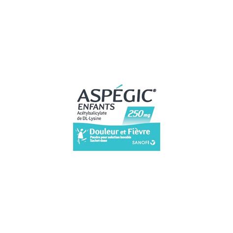 Asp Gic Enfants Poudre Pour Solution Buvable Mg Sachets Doses