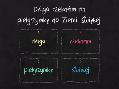 Wska Przymiotnik Quiz