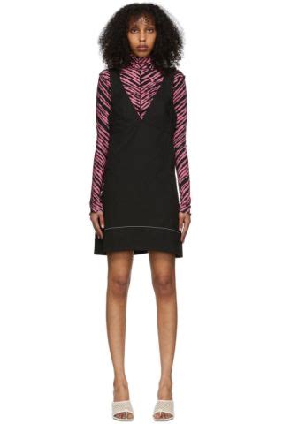 Proenza Schouler Black Proenza Schouler White Label Mini Dress SSENSE