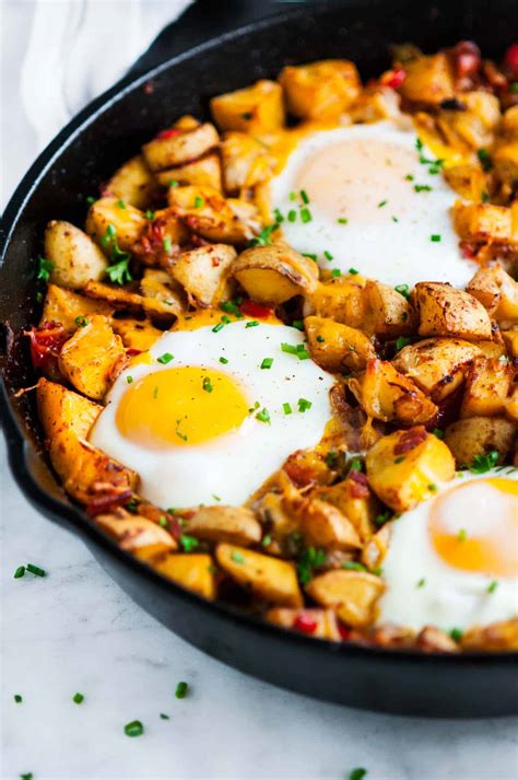 Skillet Potato And Egg Hash Aberdeens Kitchen