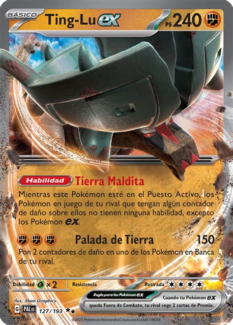 Ting Lu Ex Evoluciones En Paldea Tcg Wikidex La Enciclopedia Pokémon