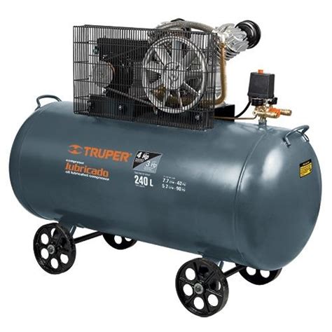 Compresor horizontal 240 L 4 HP potencia máxima 220 V Fara