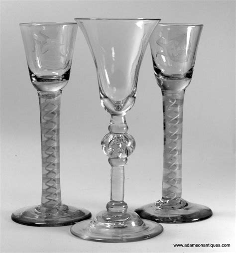 Adamson Antiques Light Baluster Wine Glass