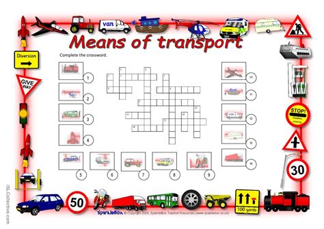 Means Of Transport English Esl Worksheets Pdf Doc