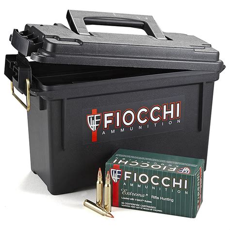 200 Rounds Fiocchi Extrema Rifle Hunting 223 Rem 50 Grain V Max Ammo