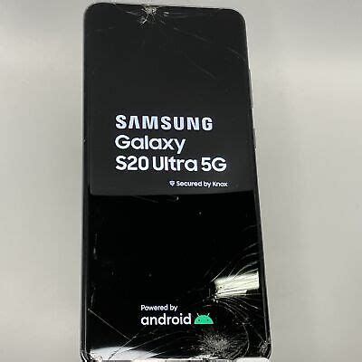 Samsung Galaxy S20 Ultra 5g SM-G988U 128GB Cosmic Gray Sprint ULK ...