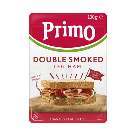 Buy Primo Gluten Free Thinly Sliced Double Smoked Leg Ham 100g Coles