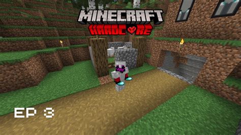 Minecraft Hardcore Episode 3 Getting Kitted Out YouTube
