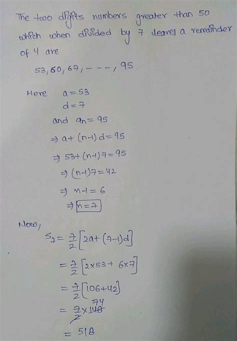 Find The Sum Of All Two Digit Numbers Which Being Divided By