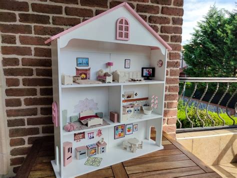 Handcrafted Wooden Dollhouse Customizable Dolls House Etsy