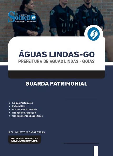 Apostila Prefeitura De Águas Lindas Go 2024 Guarda Patrimonial