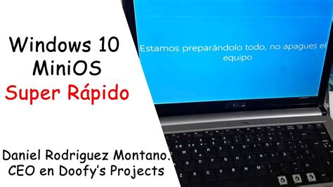 Instalando Windows 10 MiniOs Daniel Rodriguez Montano YouTube