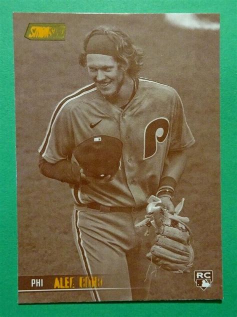 2021 Topps Stadium Club Sepia 112 Alec Bohm RC For Sale Online EBay