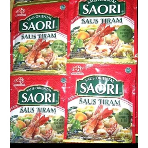 Jual Saori Saus Tiram Dan Teriyaki Sachet 23 Ml Shopee Indonesia