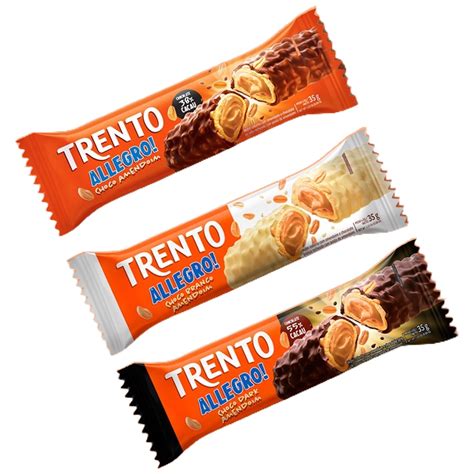 Chocolate Trento Allegro 35g Unidade Sabores Shopee Brasil