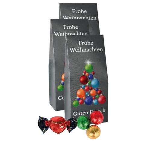 Standbodenbeutel Frohe Weihnachten Tannenbaum 3erSet Je 54g Als