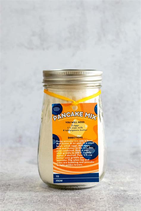 Easy Pancake Mix In A Jar Contained Cuisine