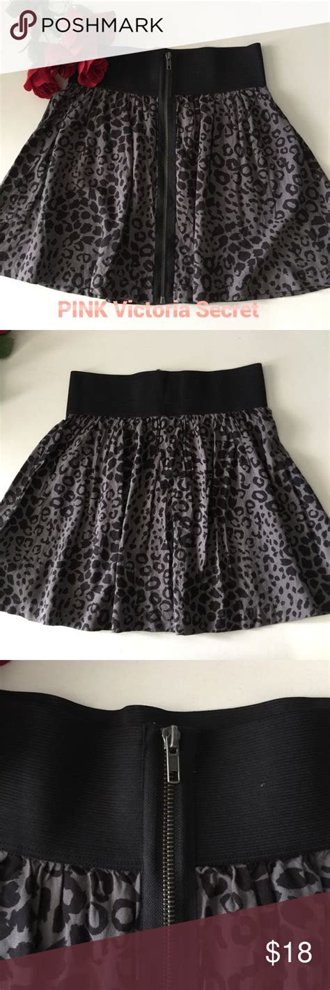 Pink Victoria Secret Cheetah Print Mini Skirt Mini Skirts Victoria