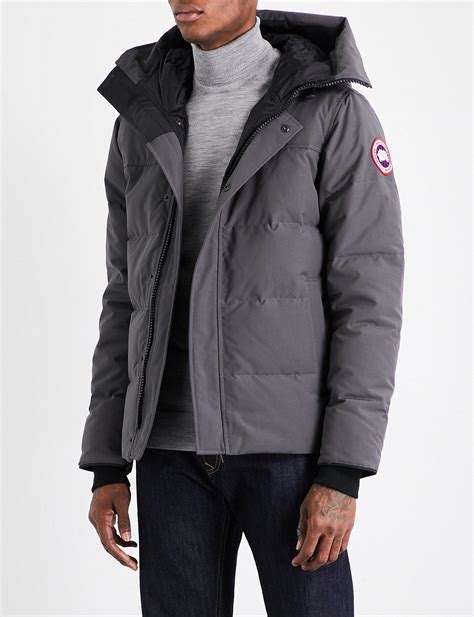 Canada Goose Goose Macmillan Quilted Shell Parka In Graphite Gray For